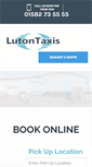 Mobile Screenshot of lutontaxis.com